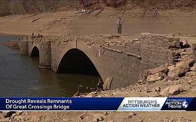 206-Year-Old Bridge Uncovered In Pennsylvania Because Of Drought