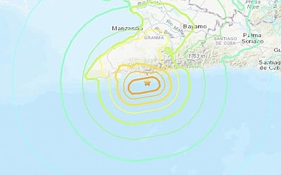 Strong earthquakes strike Cuba, causing damage and landslides