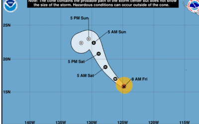 Hurricane Kristy Warning Issued Over 'Life-Threatening' Conditions