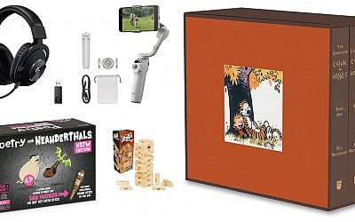 Today’s Hottest Deals: MASSIVE Savings on Complete Calvin and Hobbes Hardcover Box Set, DJI 3-Axis Phone Gimbal, Poetry for Neanderthals NSFW Edition Game with Inflatable Spank Stick, and MORE!