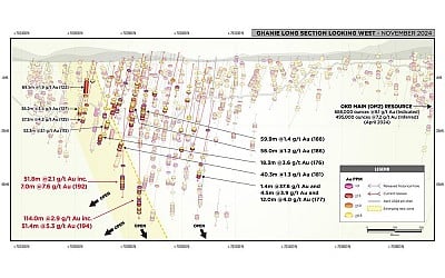 G2 Drills 114m @ 2.9 g/t Au & 51.8m @ 2.1 g/t Au Significantly Expanding New Gold Zone