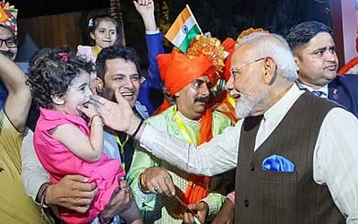 "Heartwarming": PM Modi on Indian diaspora's grand welcome in Nigeria