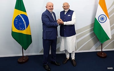 PM Modi Meets Brazilian President, Thanks Him For Hosting G20 Summit