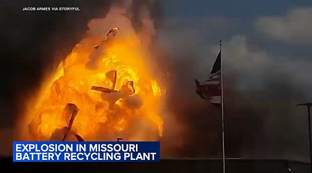 Lithium battery recycling plant explodes in Missouri; no injuries reported | VIDEO