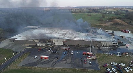 Missouri battery recycling plant erupts in flames; evacuations ordered