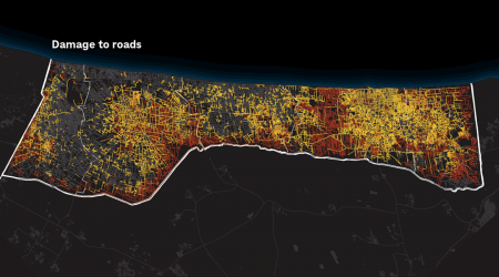 These maps and images show what's left of Gaza, 1 year into the Israel-Hamas war