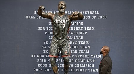 New Dwyane Wade statue honors the NBA star. But some fans say it misses the mark