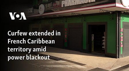 Curfew extended in French Caribbean territory amid power blackout