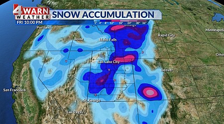 Strong weather system heading for Utah — wind, rain, snow expected in some areas