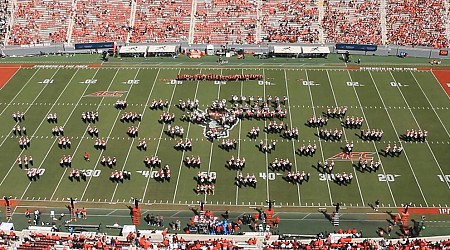 WATCH: Rival marching bands team up to honor Hurricane Helene victims