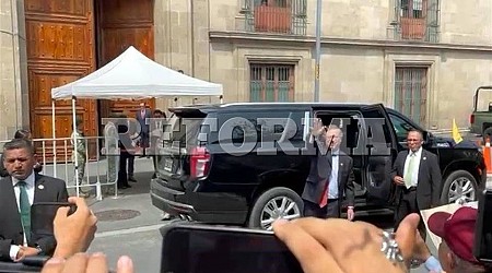 Recibe AMLO en Palacio a Mandatarios latinoamericanos