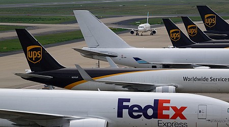 The port strike could benefit UPS, FedEx, and other air shippers