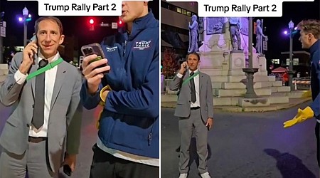 Viral video shows Trump staffer berating Dem mayor for trying to take down barricade before Allentown rally