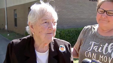 81-year-old votes for 1st time, says it's 'never, ever' too late