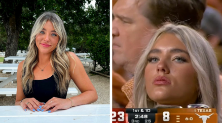 Viewers Track Down Stunning Blonde Who Went Viral During Texas Vs Georgia Game Telecast