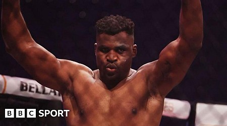 Emotional Ngannou stops Ferreira in first round on MMA return