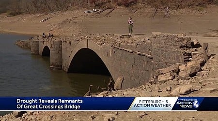 206-Year-Old Bridge Uncovered In Pennsylvania Because Of Drought