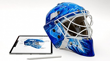 Made on iPad: NHL goalies’ iconic mask designs come to life with iPad Pro and Apple Pencil Pro