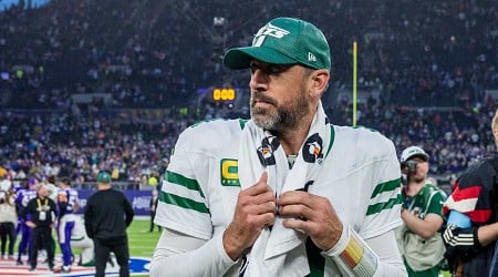 Aaron Rodgers Talks 'Total Relief' After Avoiding Serious Injury in Jets vs. Vikings