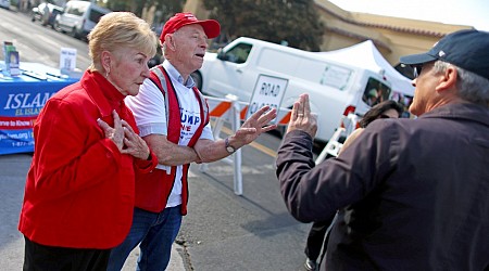 Trump and Harris voters clash at farmers market, with Uber driver