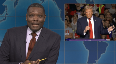 'Weekend Update' Mocks Trump's X-Rated Rally Motion on Election Eve