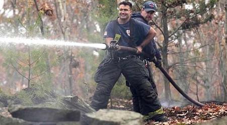 Massachusetts firefighters continue to battle stubborn brush fires across state