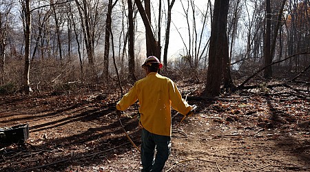 Some large Massachusetts fires continued, but many still burn