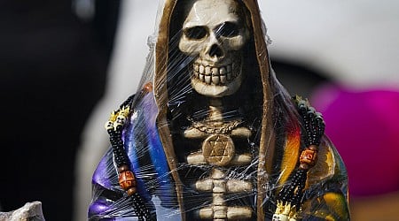 2 women and boy shot dead at altar to folk saint cult "La Santa Muerte" in Mexico