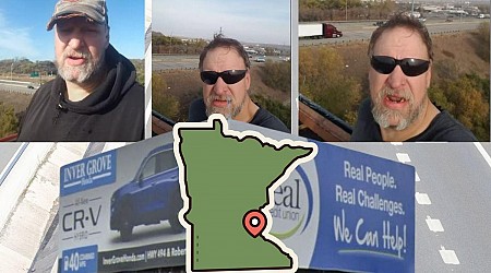 Man In Minnesota Stages Month-Long Protest On Billboard