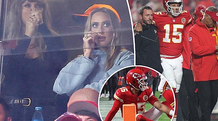 See the scary moment Taylor Swift and Brittany Mahomes realized Patrick got injured after scoring Chiefs touchdown