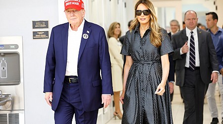 Donald Trump Casts His Vote In Florida