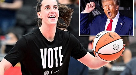 Trump praises Caitlin Clark while talking pay equity in women's sports