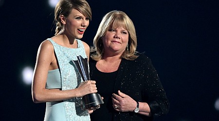 Taylor Swift's Mom Andrea Is in Her 'Chiefs Era' With Jacket Patch