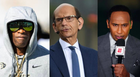 Stephen A. Smith Becomes Coach Prime’s Advocate to Counterattack Paul Finebaum’s Take on Colorado’s Playoff Bid