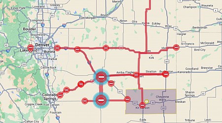 SHUTDOWN NIGHTMARE: Multiple highways east of Colo. Springs closed as snow continues