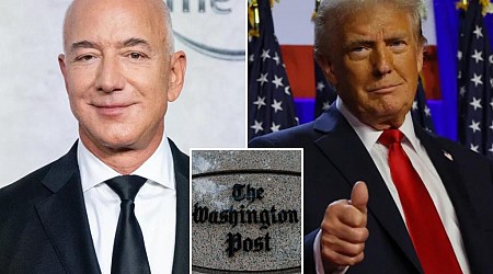 Jeff Bezos congratulates Trump after blocking Washington Post's endorsement