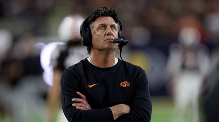 OSU's Mike Gundy Head-Butted by Cattle, Says He Has 'a Bad Eye' in Zoom Video