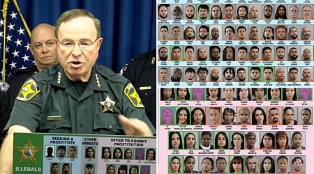 Florida human trafficking sting nabs 157 people, including 25 illegal immigrants