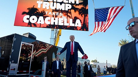 Donald Trump Holds a Rally in California, Kamala Harris’ Home State