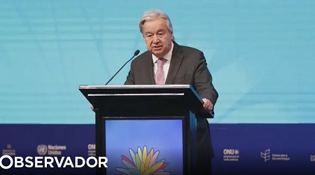 António Guterres alerta que mundo não pode dar-se ao luxo de sair da COP16 sem acordos