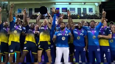 Aaron Jones, Roston Chase Lead Saint Lucia Kings To Maiden CPL Title