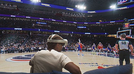 Watching the Warriors in VR was so close to epic