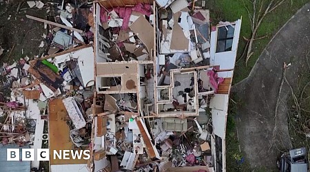 Drone footage shows Hurricane Milton damage in Florida