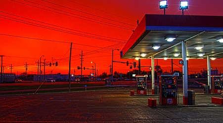 When Are Enough Gas Stations Enough In A US City?