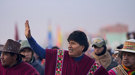 Bolivia’s Morales says shots fired at his car as political tensions rise