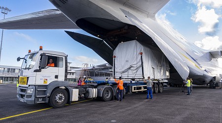 Sentinel-1C arrives in French Guiana