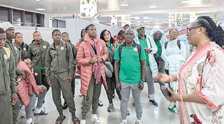 NFF lauds sullen Flamingos as team return home