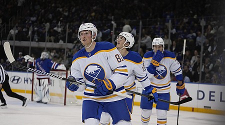 Rasmus Dahlin scores as the Sabres beat Igor Shesterkin and the Rangers