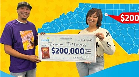 North Carolina man's age inspires $200,000-winning lottery purchase