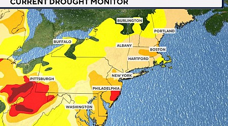 Maps show drought and fire conditions in Northeast states